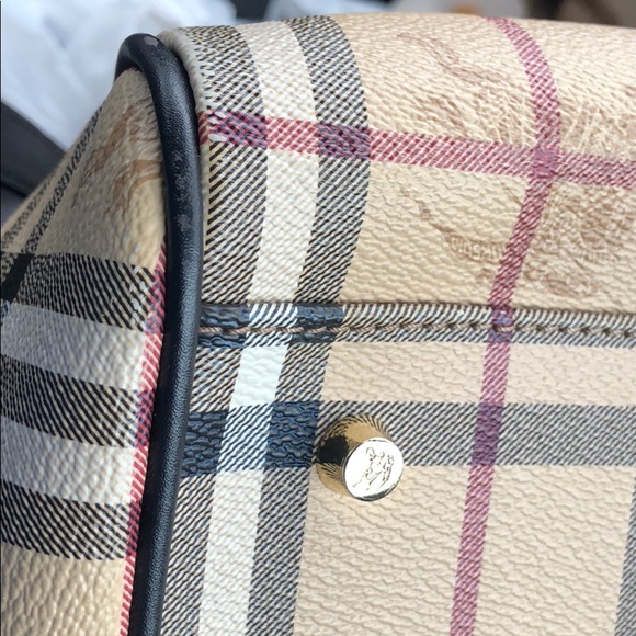 BURBERRY CLASSIC CHECK CANTERBURY HAYMARKET TOTE - Picture 6 of 8